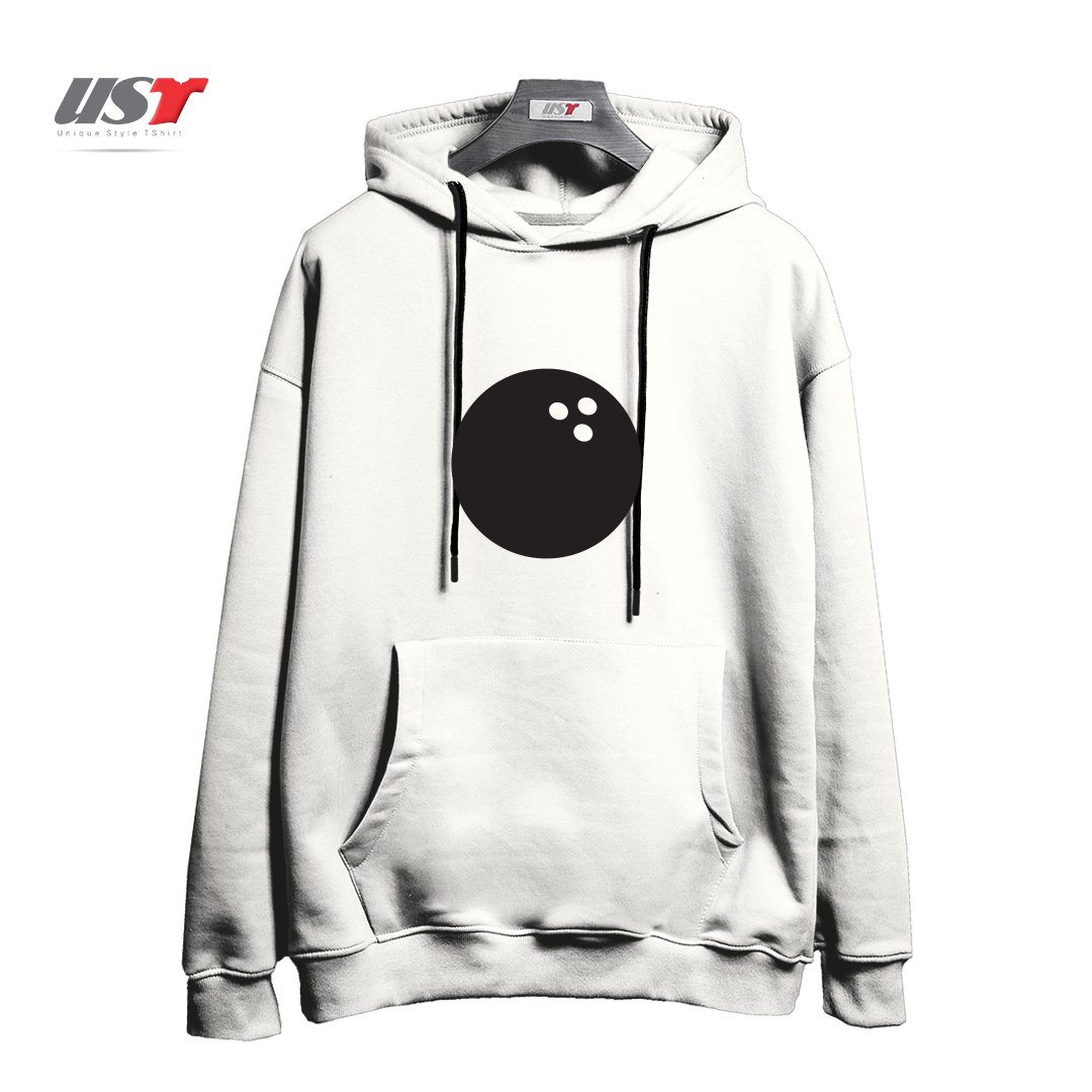 طرح BALL هودی اورسایزرنگ سفید