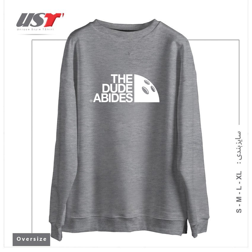 سوییشرت اورسایز طرح HIS DUDENESS