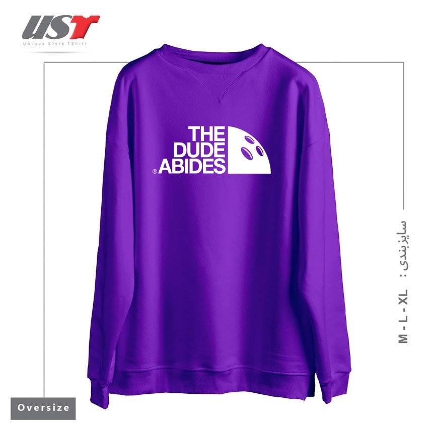 سوییشرت اورسایز طرح HIS DUDENESS