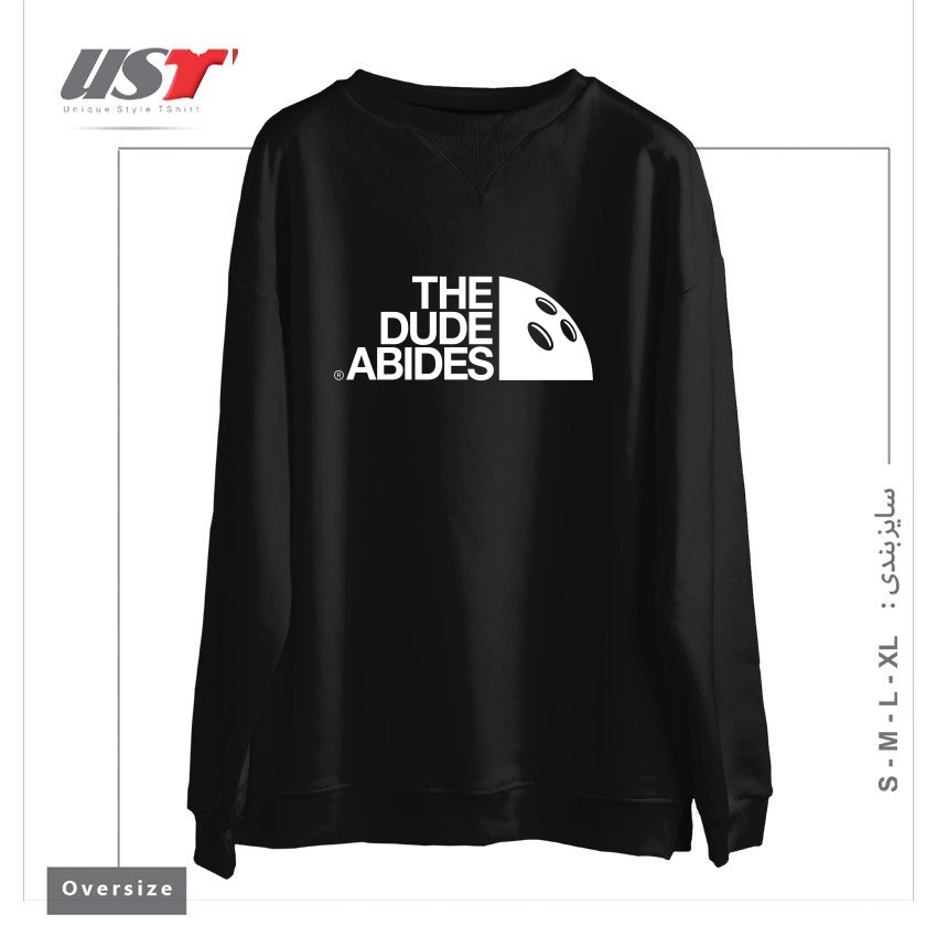 سوییشرت اورسایز طرح HIS DUDENESS