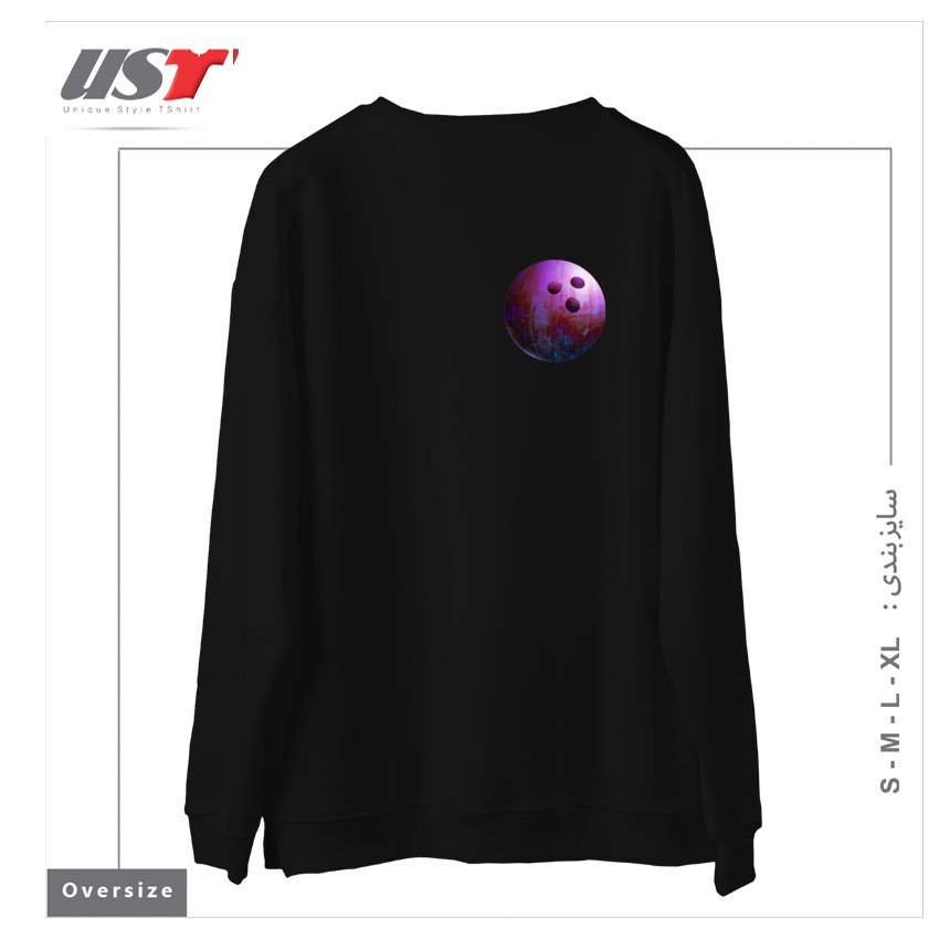 طرح KILLER GAME سوییشرت اورسایزرنگ مشکی