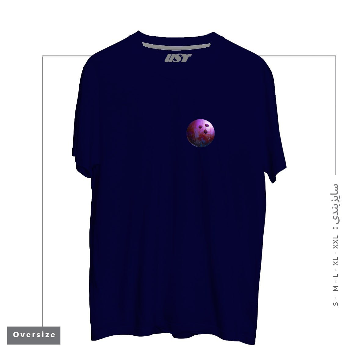 طرح KILLER GAME تیشرت اورسایزرنگ سرمه ای