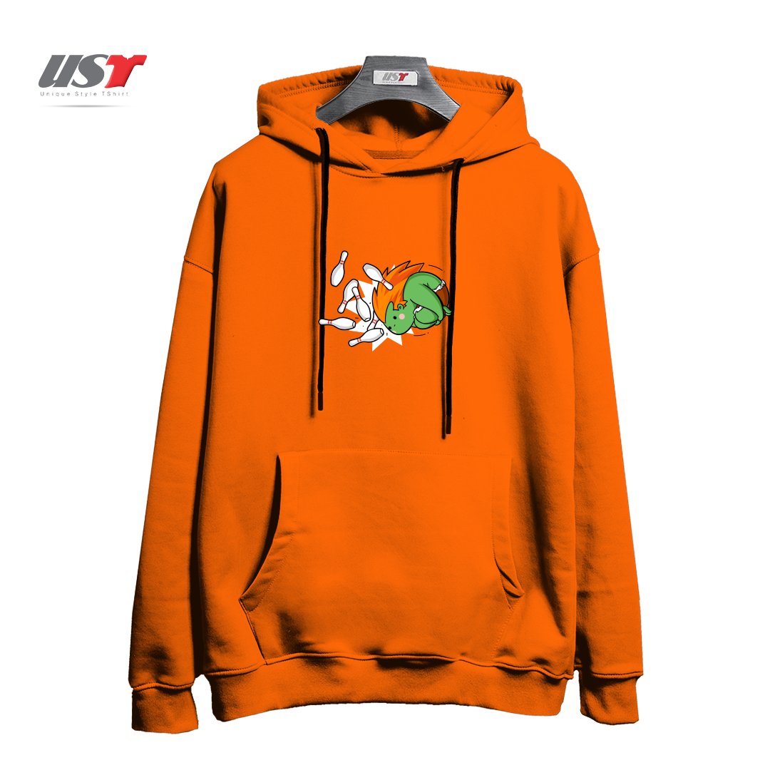 هودی اورسایز طرح SPORTY BUDDY BOWLING