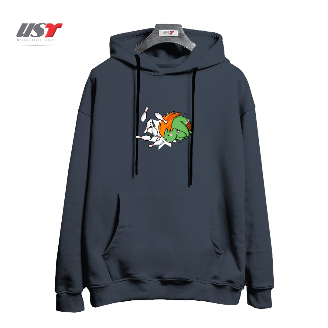 هودی اورسایز طرح SPORTY BUDDY BOWLING