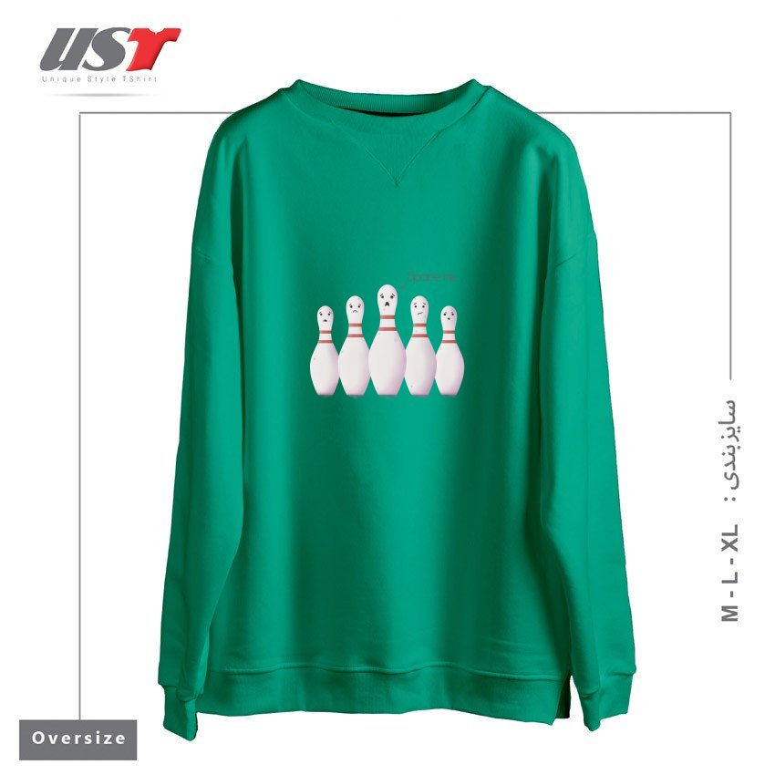 سوییشرت اورسایز طرح SPARE ME