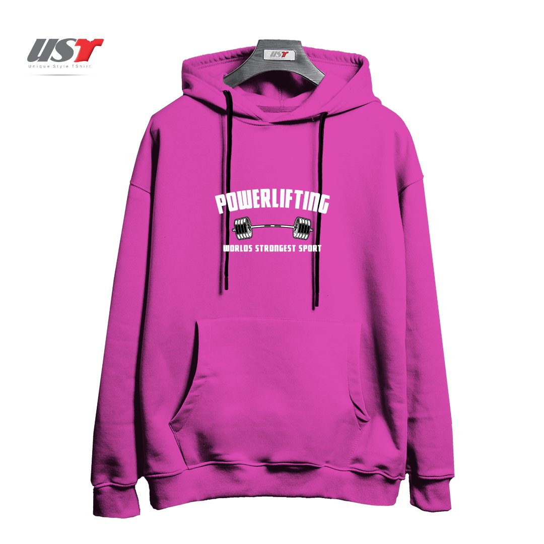 هودی اورسایز طرح POWERLIFTING GYM WEIGHTLIFTING BODYBUILDING STRONGMAN BENCH DEADLIFT BODYBUILDING