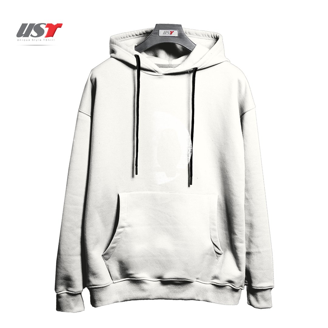 طرح NIGHTWATCHER هودی اورسایزرنگ سفید