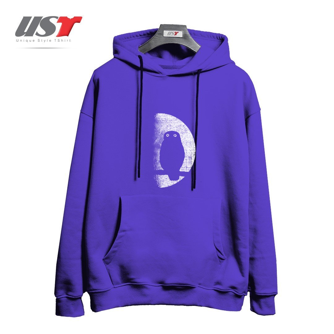 طرح NIGHTWATCHER هودی اورسایزرنگ بنفش