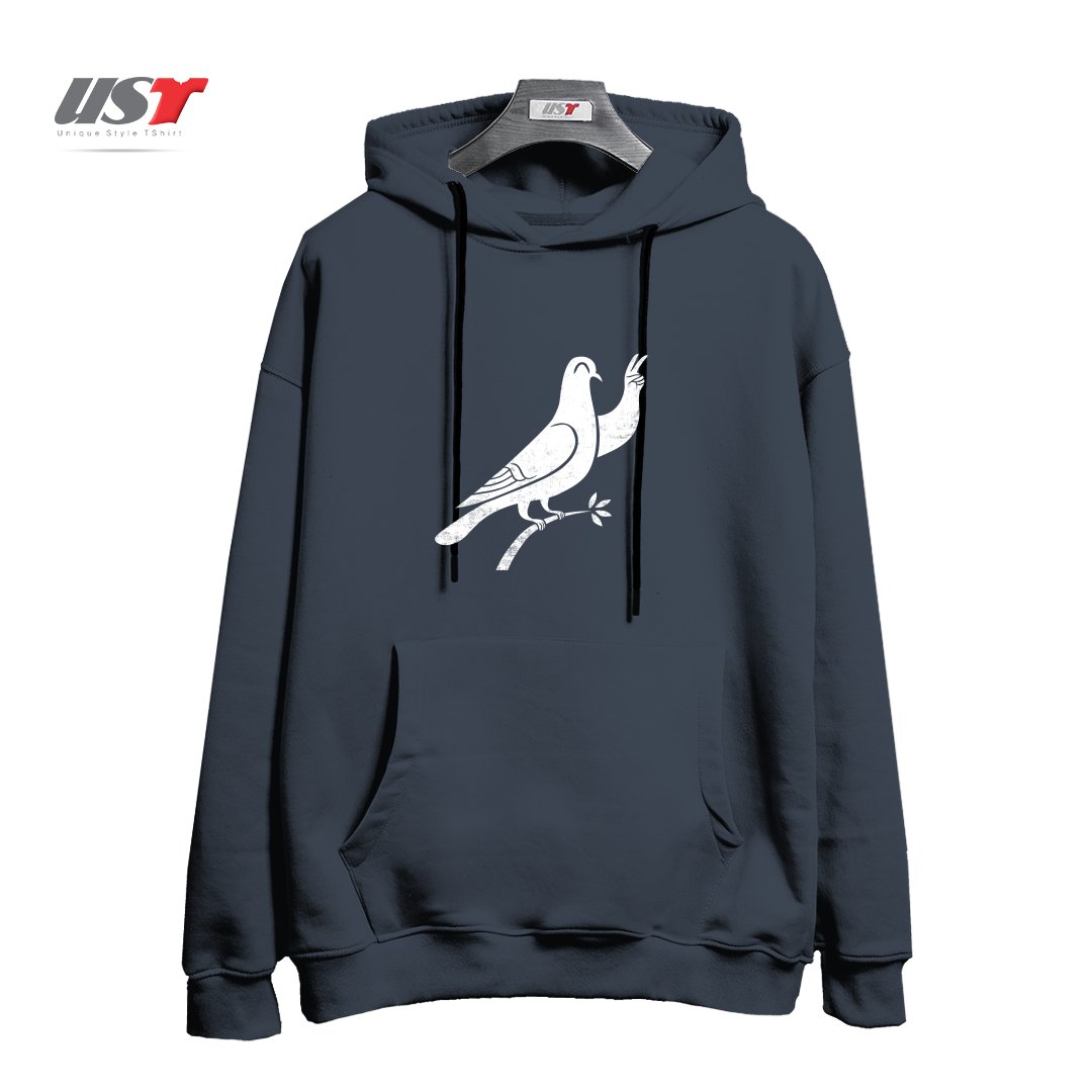 طرح PEACE هودی اورسایزرنگ دودی