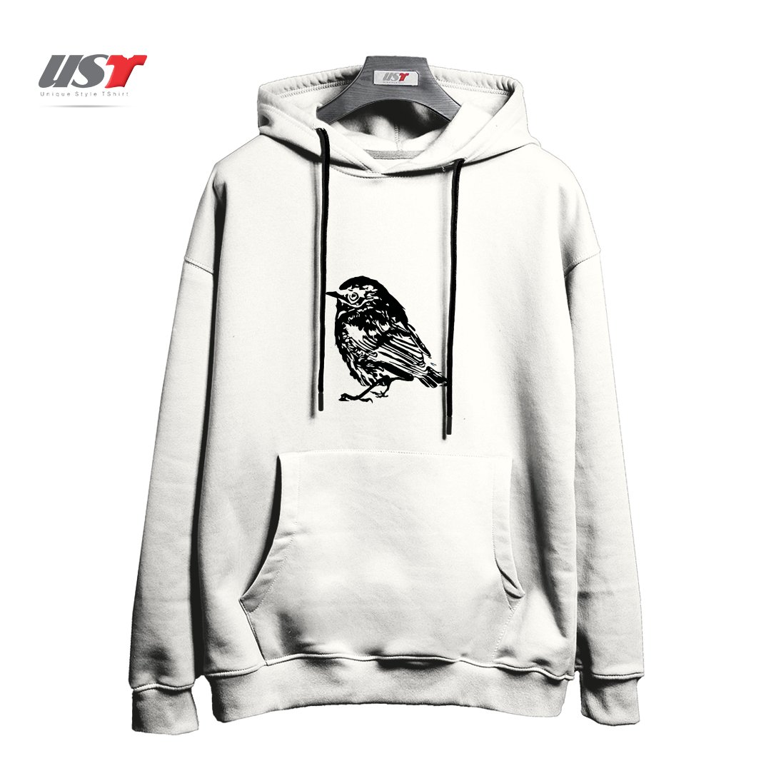 طرح PIEPMATZ هودی اورسایزرنگ سفید