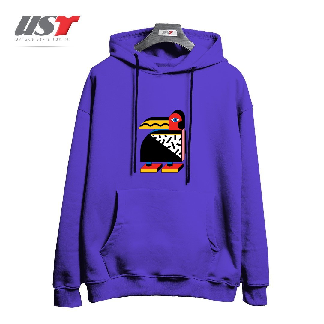 طرح TUCANO AMERICANO هودی اورسایزرنگ بنفش