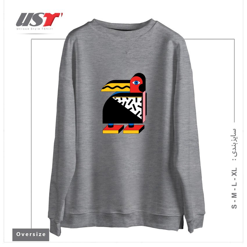 سوییشرت اورسایز طرح TUCANO AMERICANO