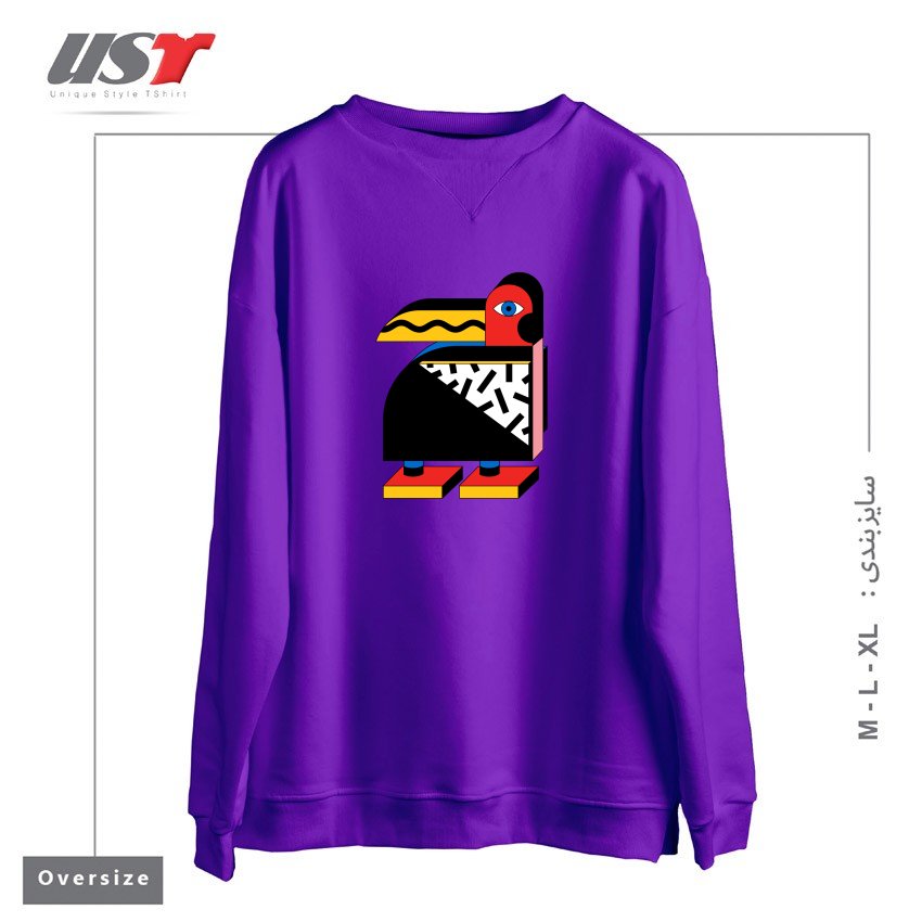 سوییشرت اورسایز طرح TUCANO AMERICANO