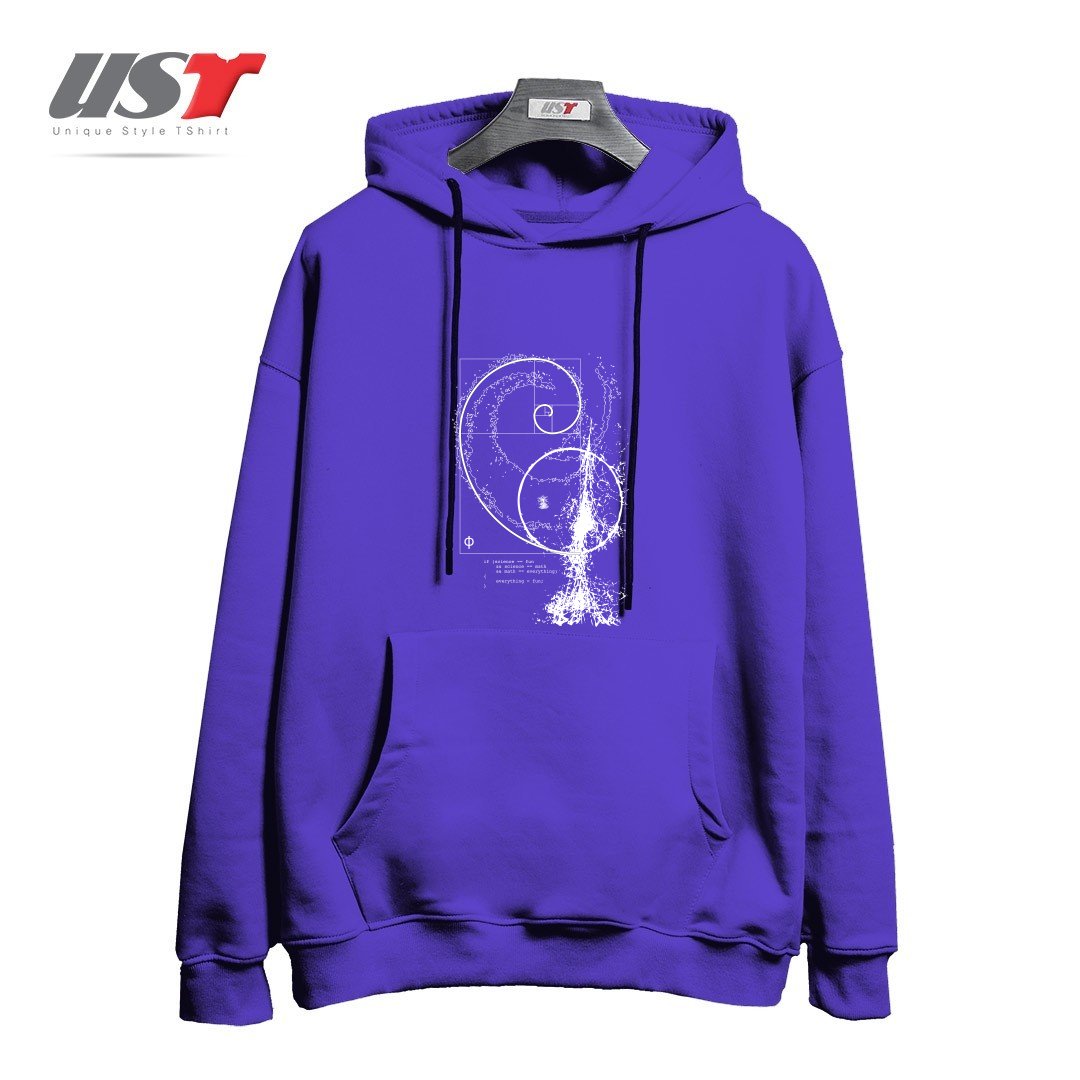 طرح SCIENCE, TECHNOLOGY, ENGINEERING, ARTS, MATHEMATICS (STEAM) هودی اورسایزرنگ بنفش