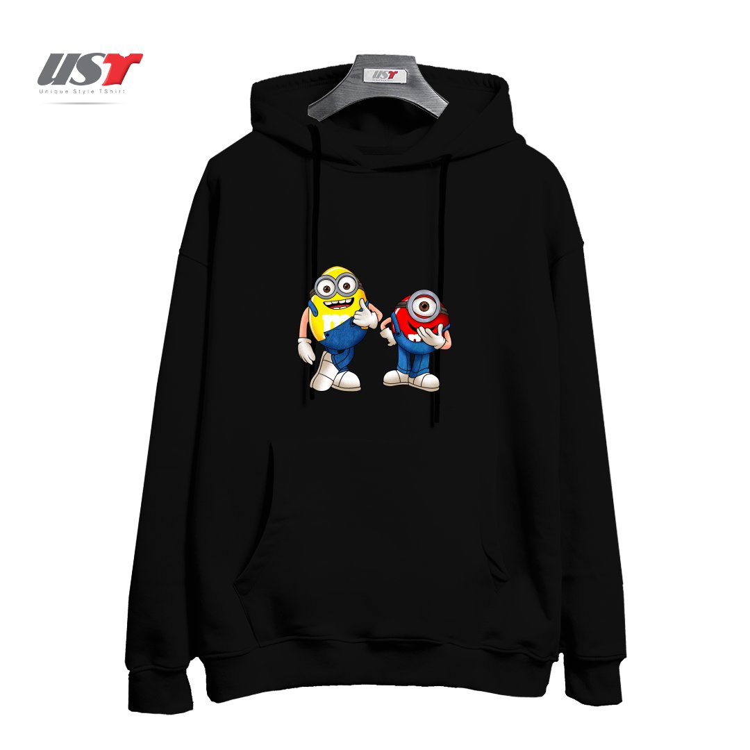 طرح MINI ON MINI هودی اورسایزرنگ مشکی