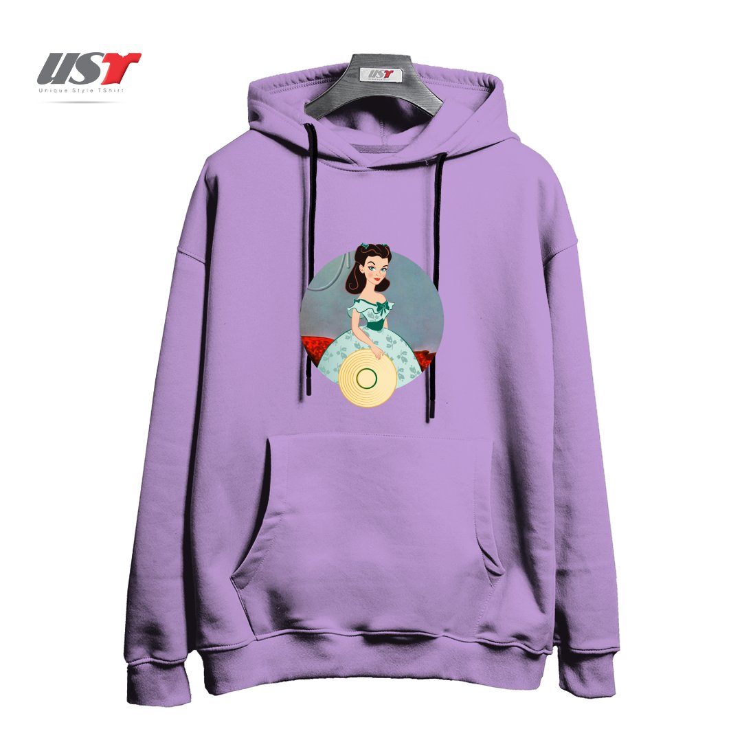 طرح PRINCESS SCARLETT هودی اورسایزرنگ یاسی