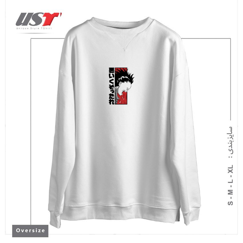 سوییشرت اورسایز طرح TETSUO - LIGHT