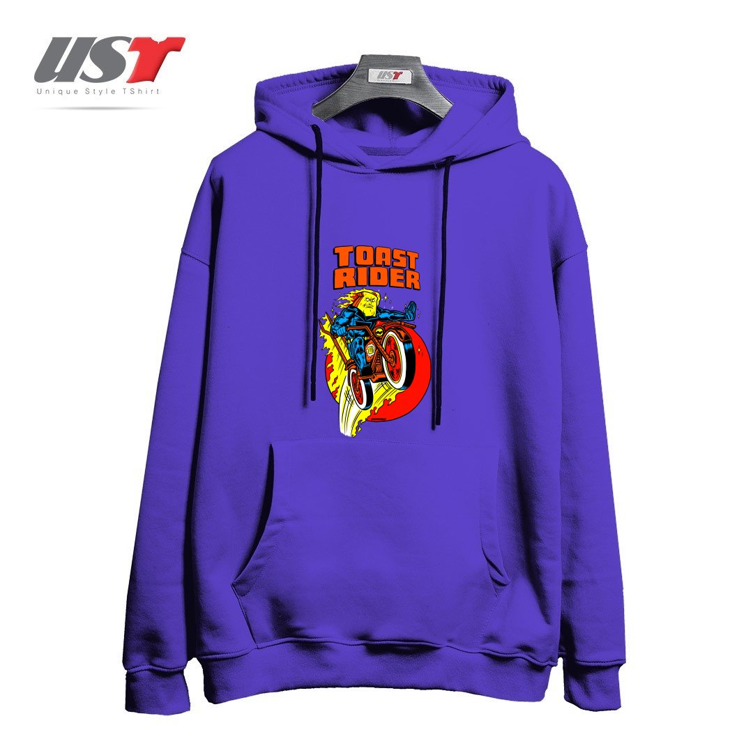طرح TOAST RIDER هودی اورسایزرنگ بنفش