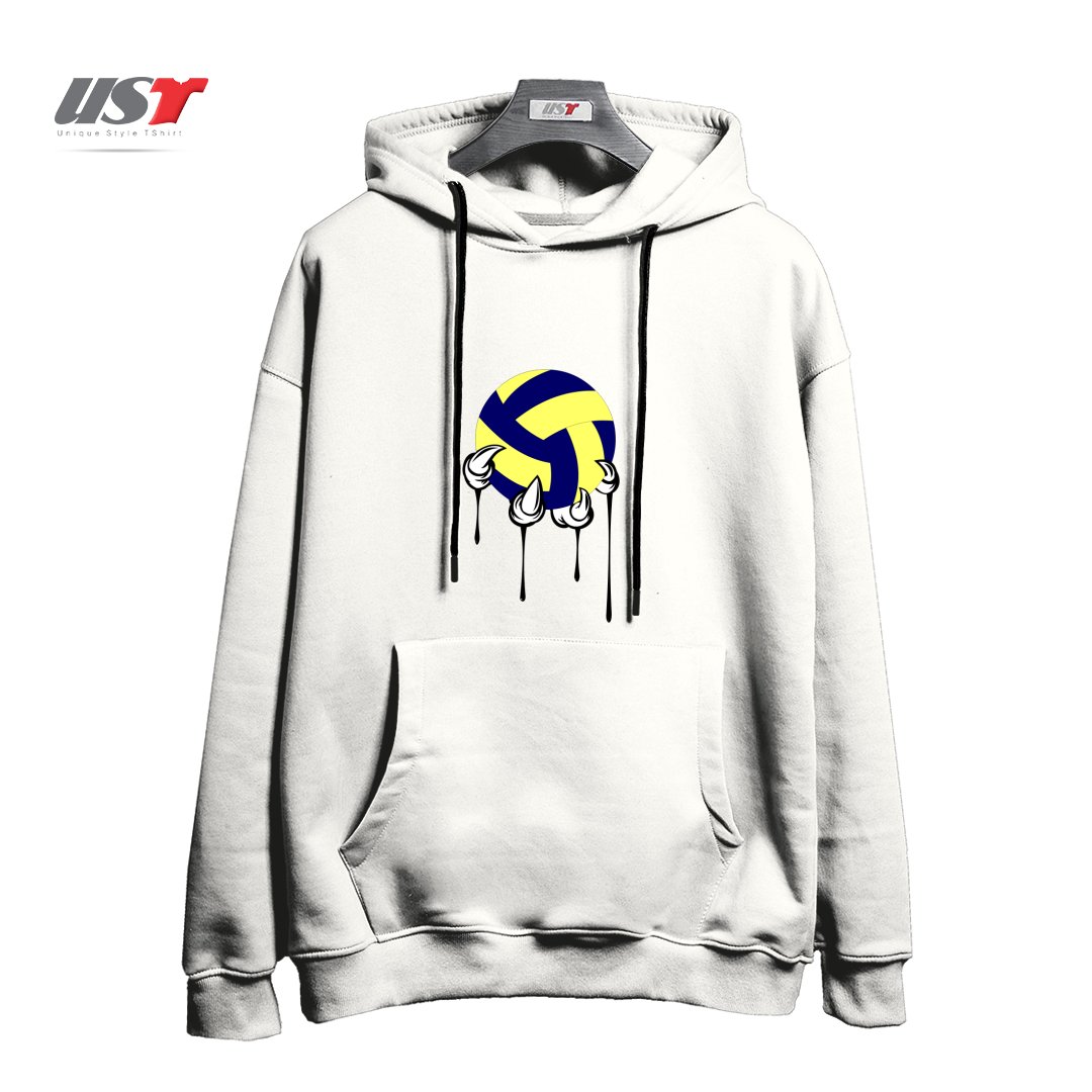 طرح GRAB WHAT'S YOURS هودی اورسایزرنگ سفید