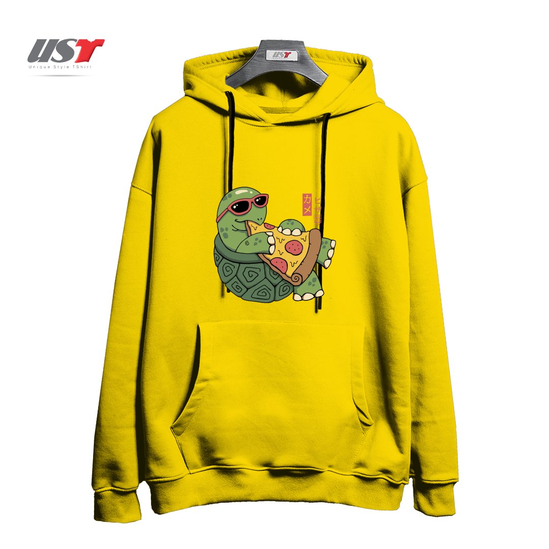 هودی اورسایز طرح PIZZA TURTLE121210