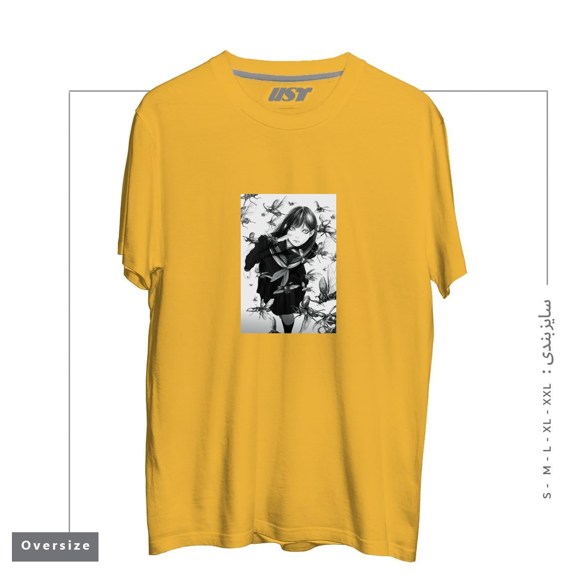 تیشرت اورسایز طرح An Instant in Silence