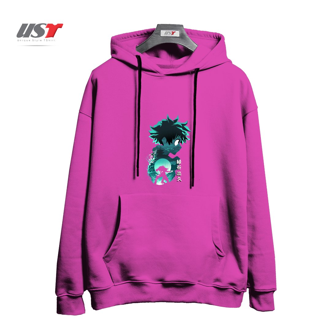 هودی اورسایز طرح ANIME HERO IZUKU