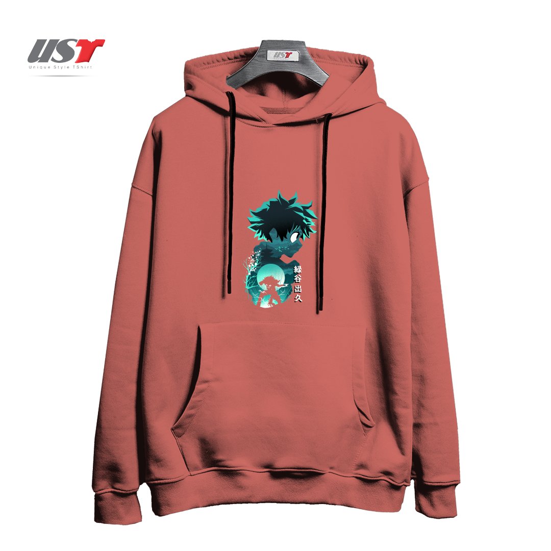 هودی اورسایز طرح ANIME HERO IZUKU