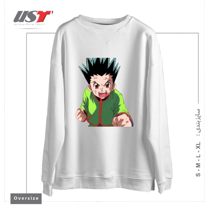 سوییشرت اورسایز طرح anime