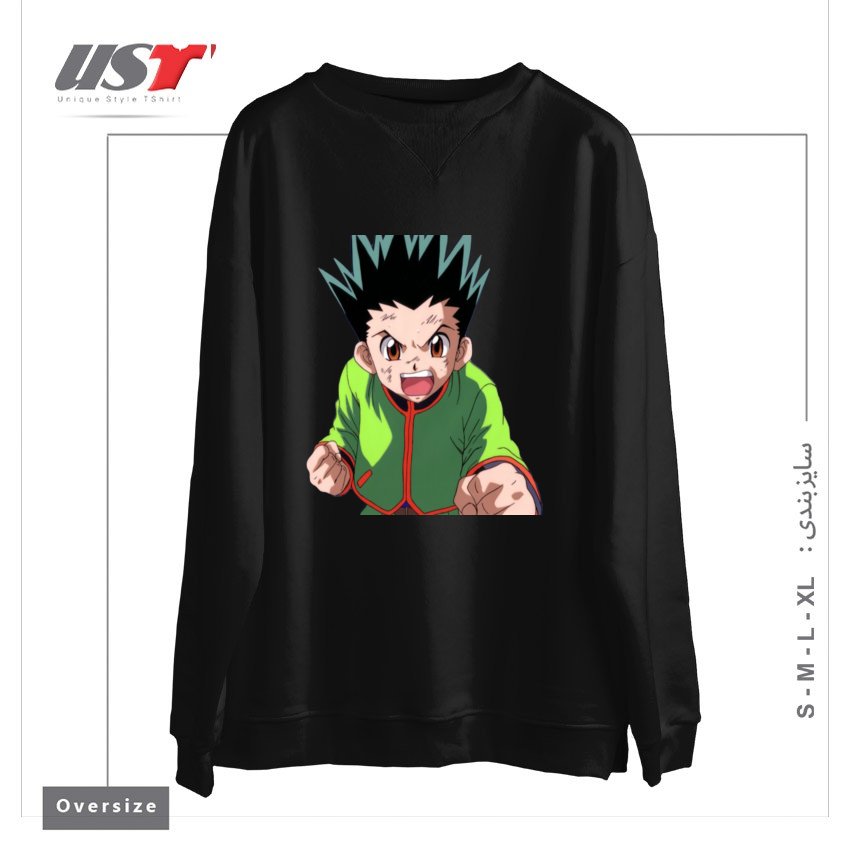 سوییشرت اورسایز طرح anime