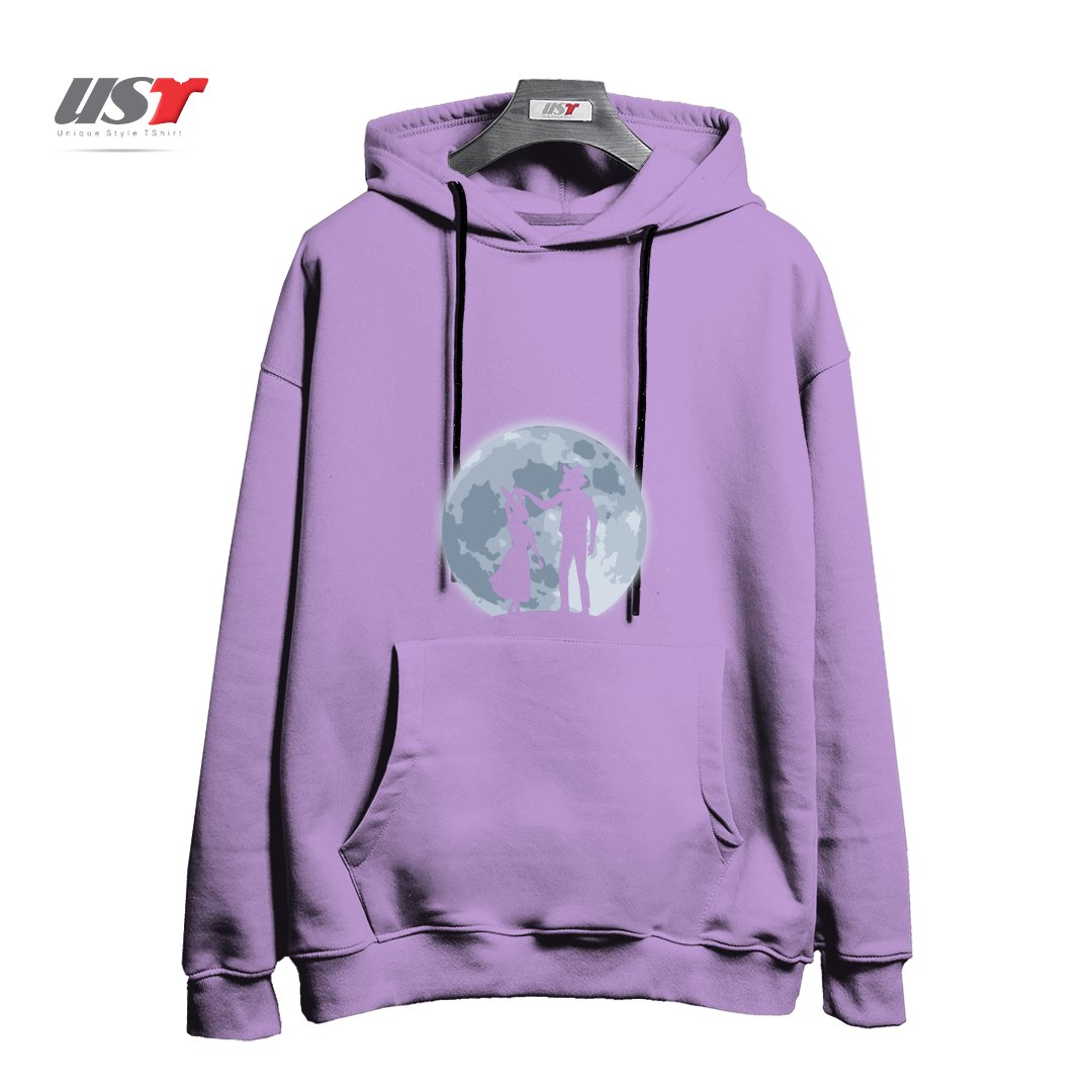 طرح Beasts under the moon هودی اورسایزرنگ یاسی