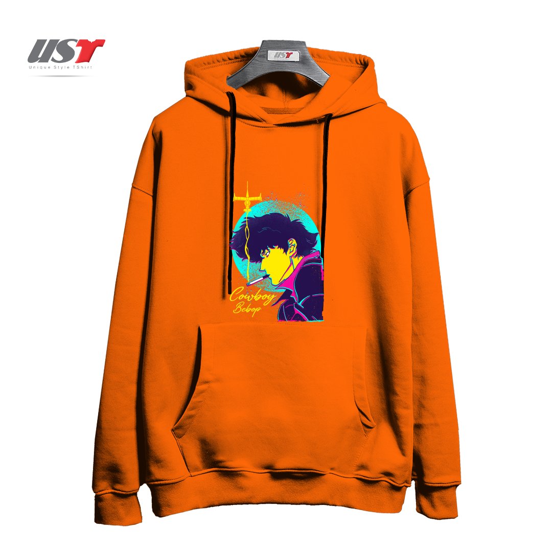 طرح Bounty Hunter هودی اورسایزرنگ نارنجی