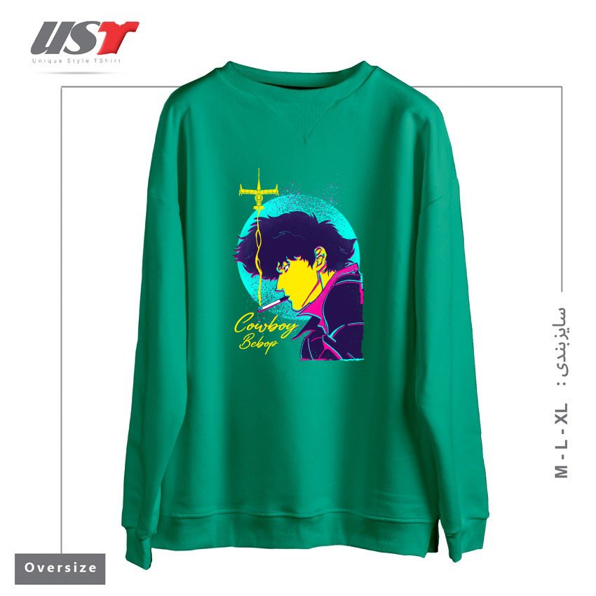 سوییشرت اورسایز طرح Bounty Hunter