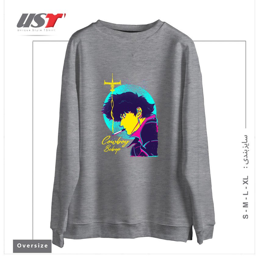 سوییشرت اورسایز طرح Bounty Hunter