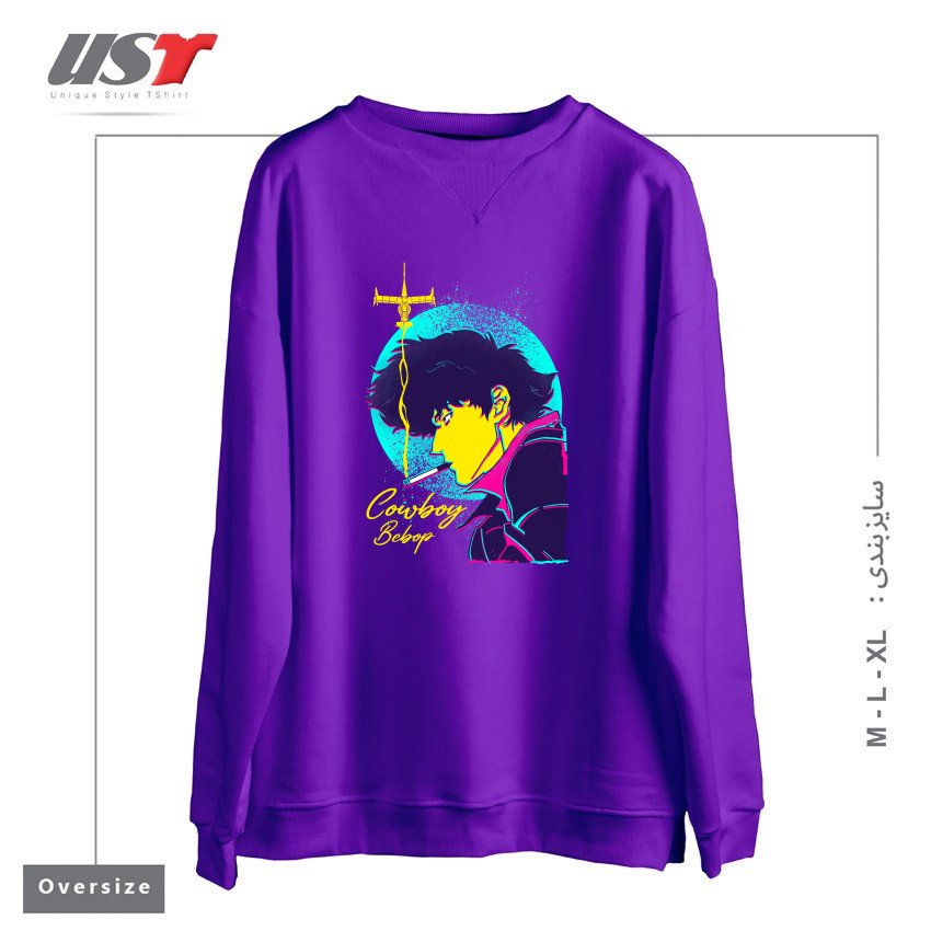 سوییشرت اورسایز طرح Bounty Hunter