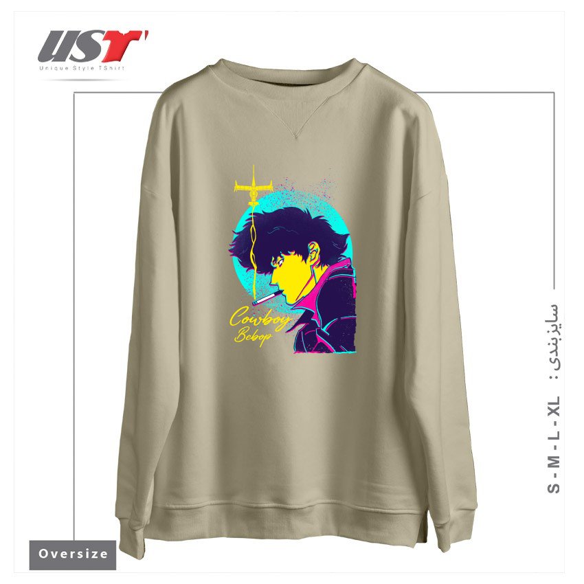 سوییشرت اورسایز طرح Bounty Hunter