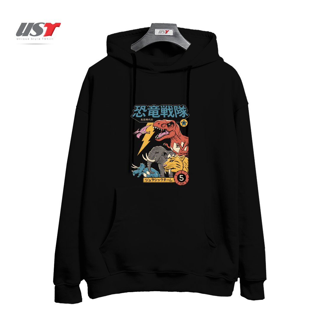 هودی اورسایز طرح DINO SENTAI