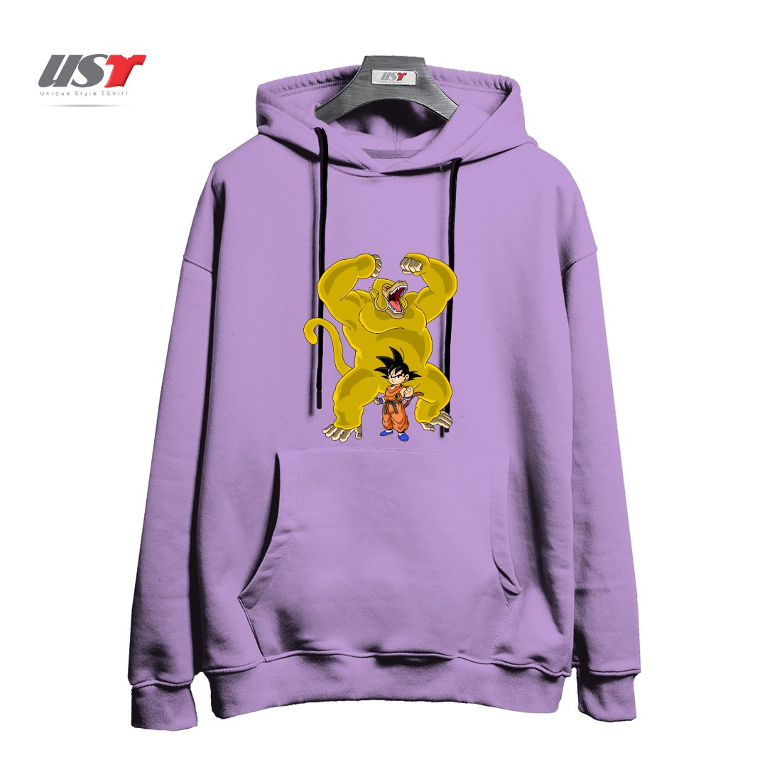 هودی اورسایز طرح GOKU AND GREAT GOLD APE OOZARU