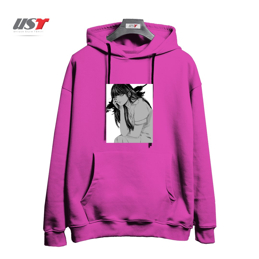 هودی اورسایز طرح Kanashimi