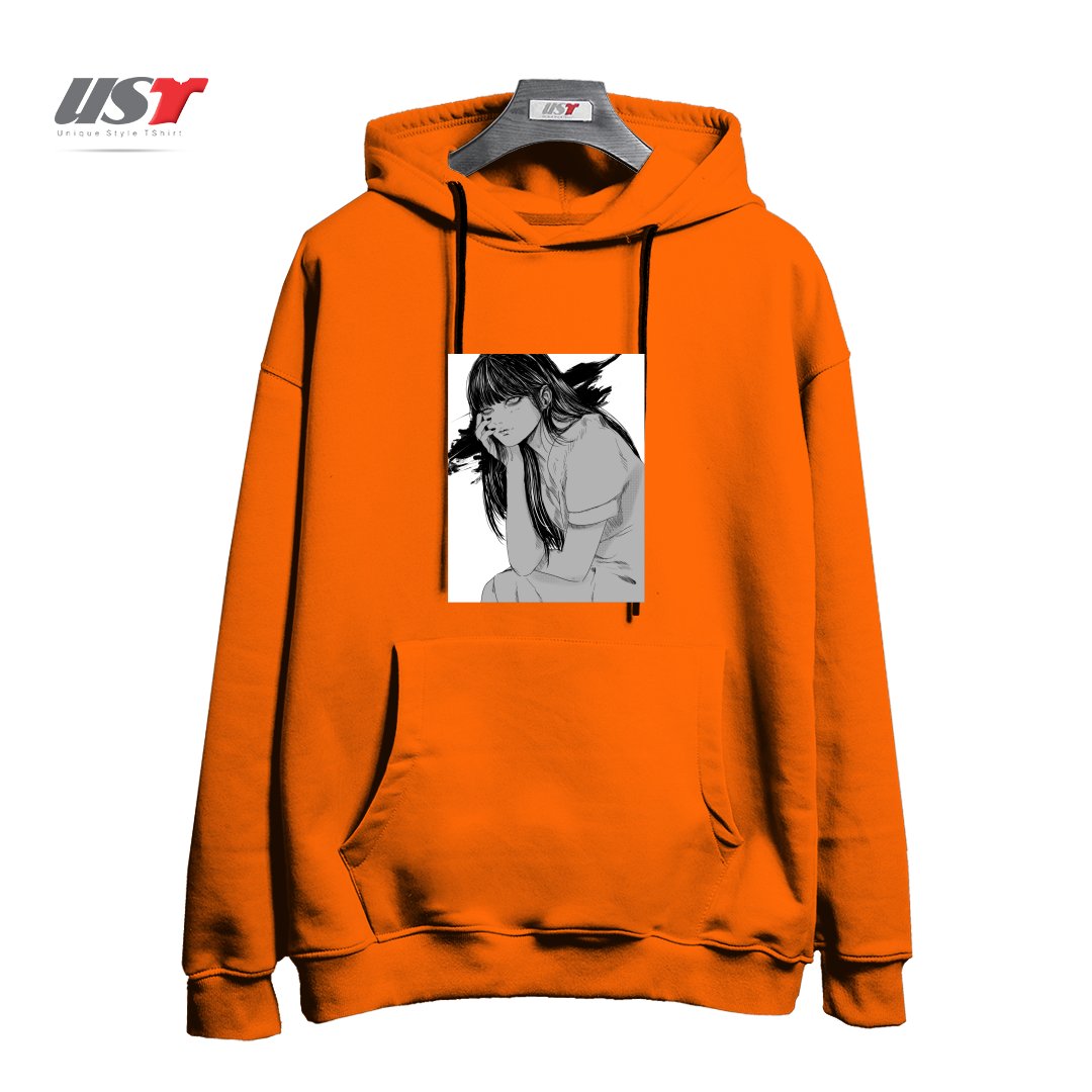 هودی اورسایز طرح Kanashimi