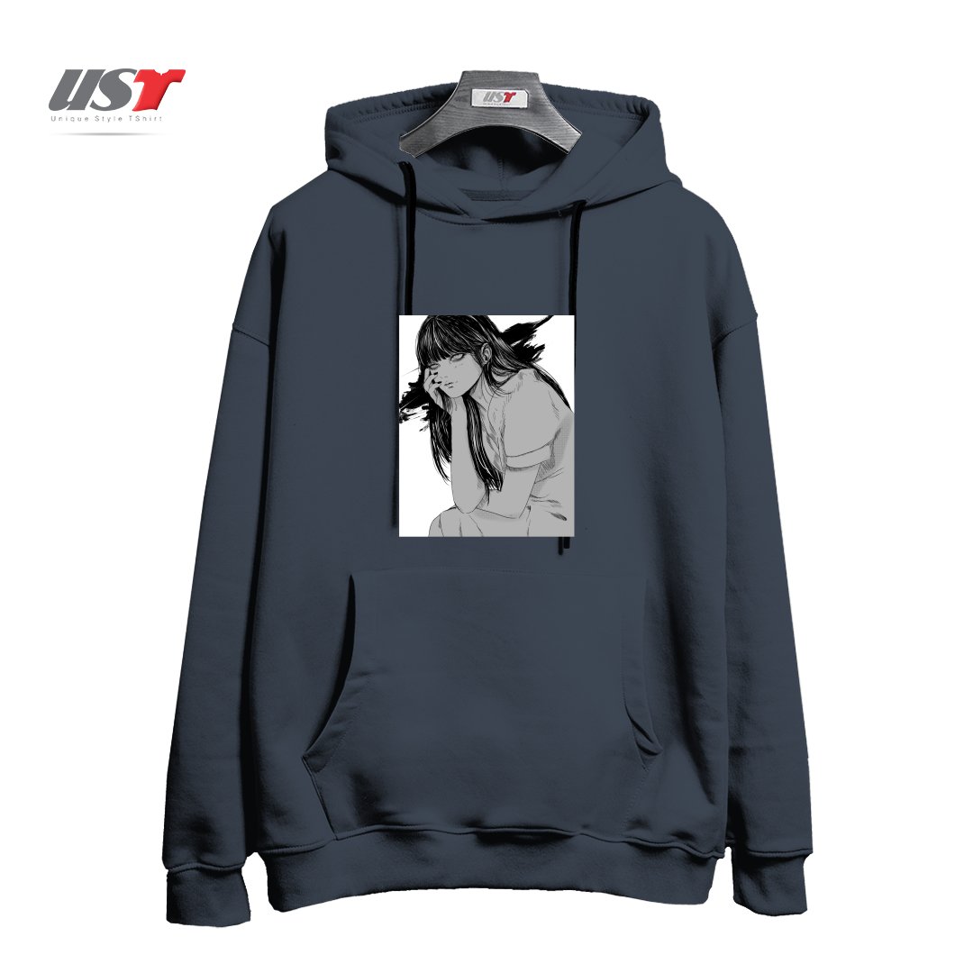 هودی اورسایز طرح Kanashimi