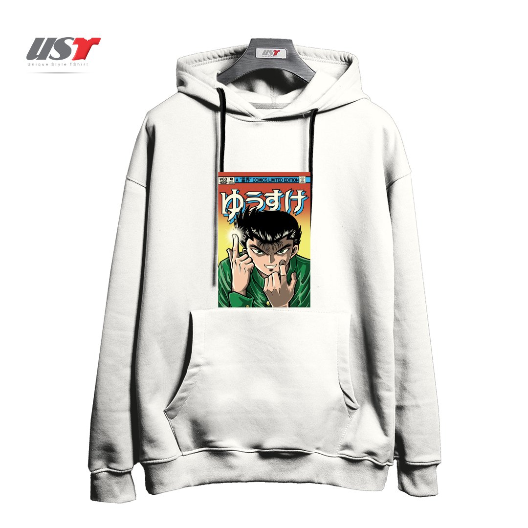 طرح YUSUKE هودی اورسایزرنگ سفید