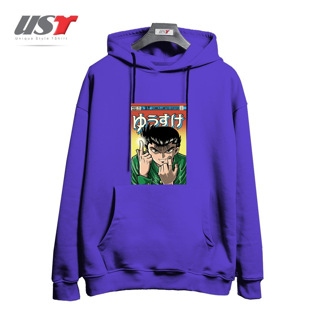 طرح YUSUKE هودی اورسایزرنگ بنفش