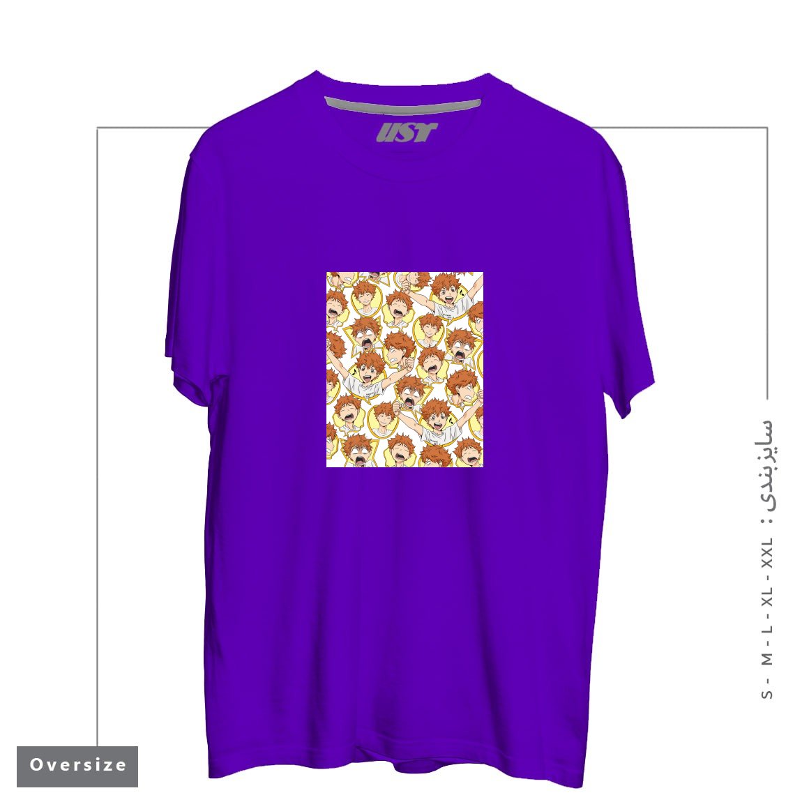 تیشرت اورسایز طرح HINATA'S RANGE OF EMOTIONS