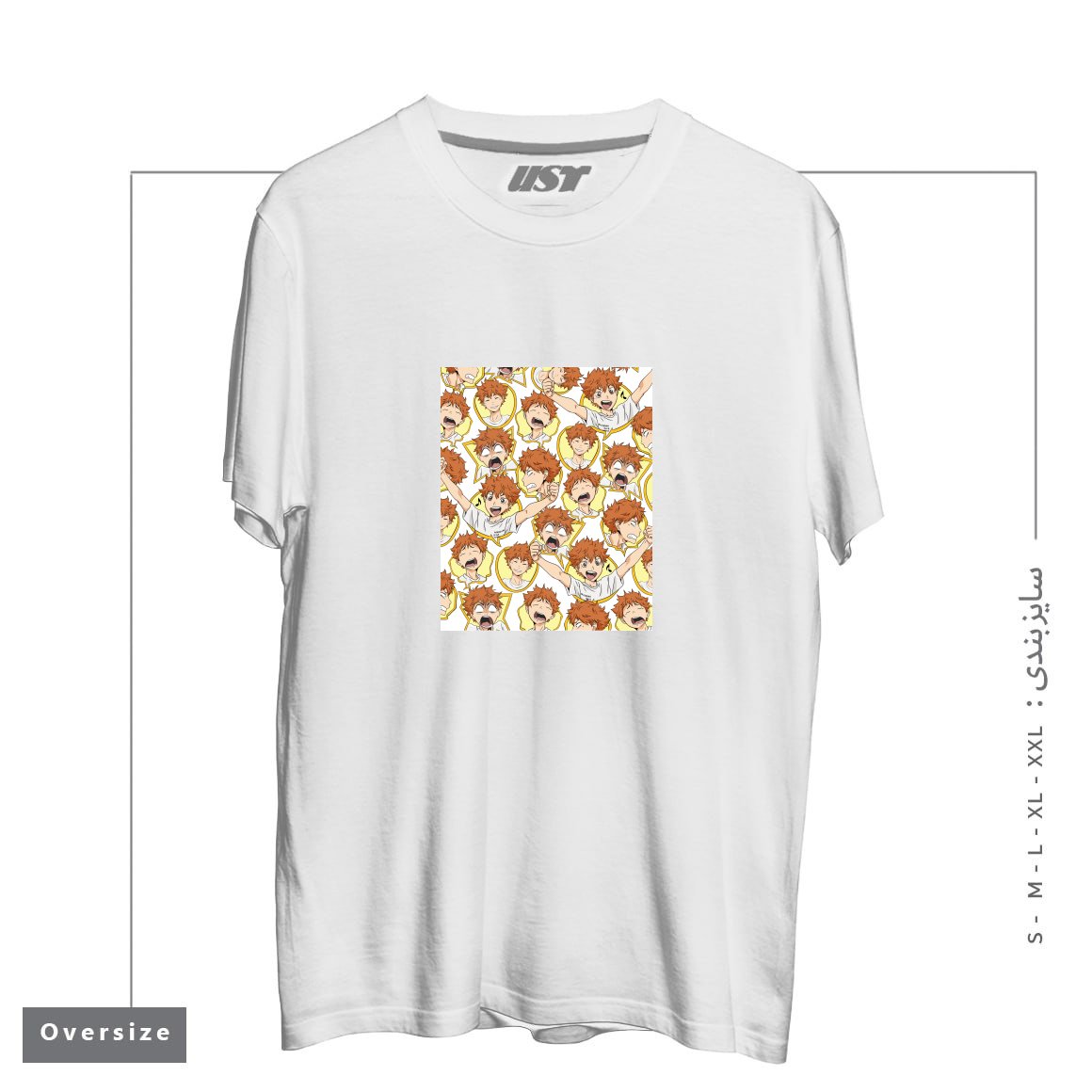تیشرت اورسایز طرح HINATA'S RANGE OF EMOTIONS