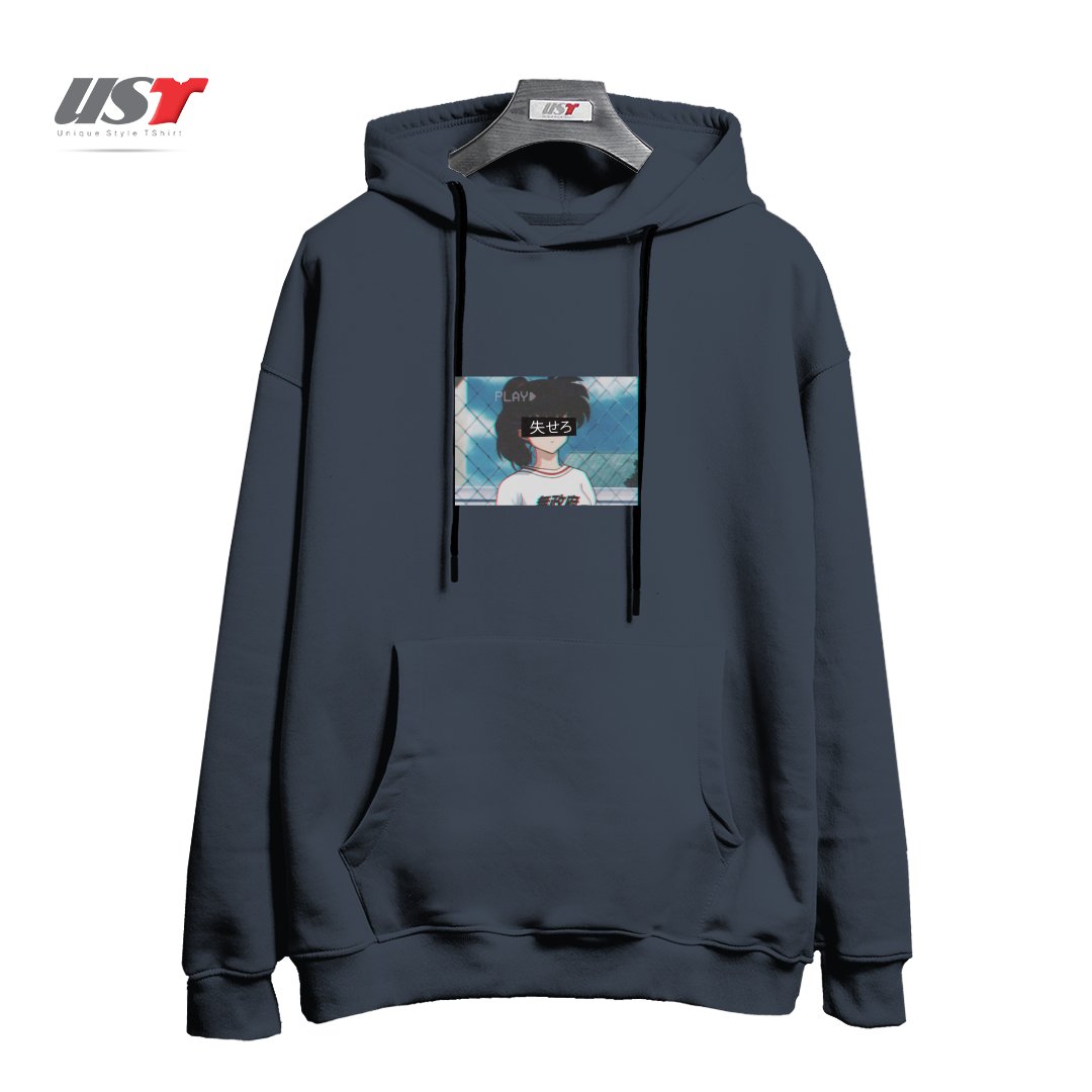 هودی اورسایز طرح Anime Aesthetic