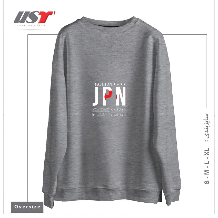 سوییشرت اورسایز طرح typography 5