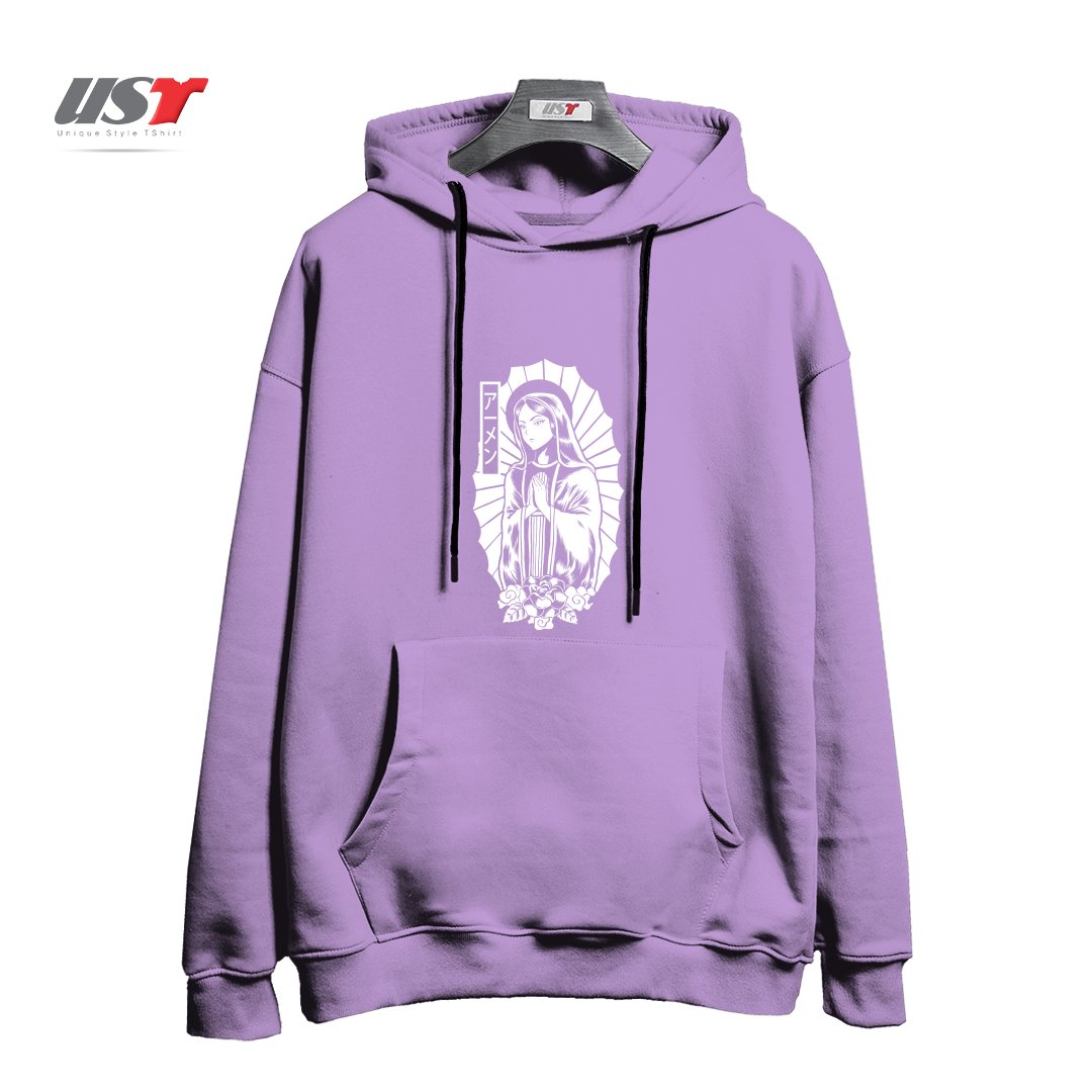 هودی اورسایز طرح Manga Mary