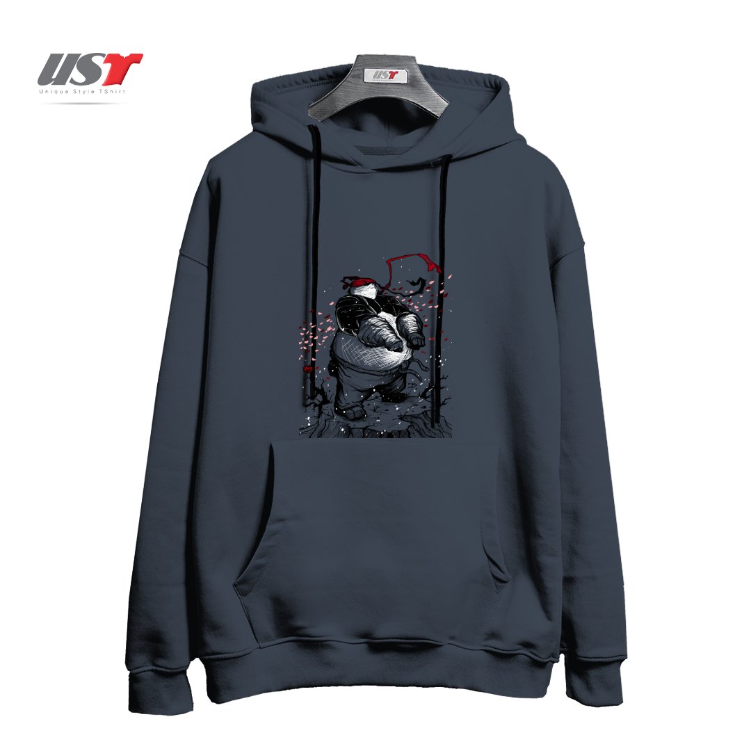 هودی اورسایز طرح Ninja Panda