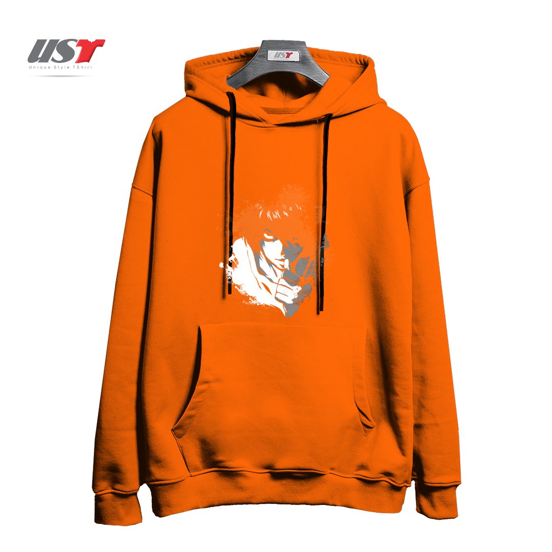 طرح The Detective هودی اورسایزرنگ نارنجی