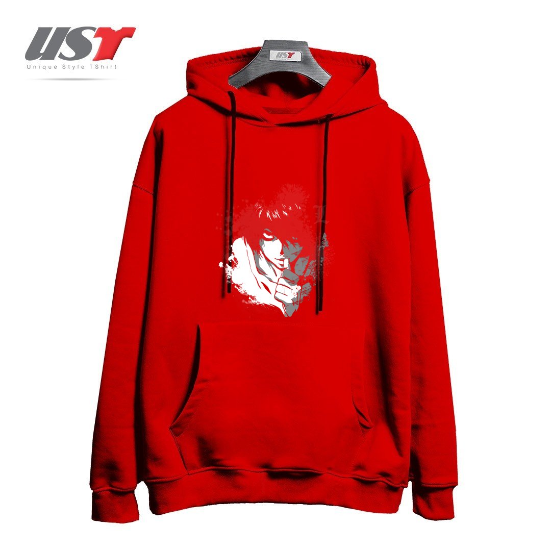 طرح The Detective هودی اورسایزرنگ قرمز